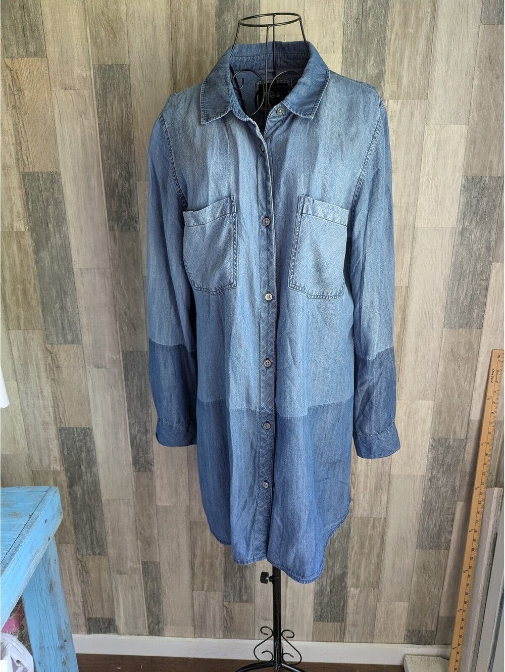 Rails Jean shirt Dress pre owned L